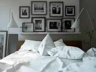homify Dormitorios de estilo minimalista Madera Blanco