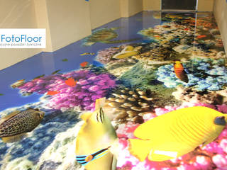 Podłoga 3D w przedszkolu, FotoFloor FotoFloor Espaços comerciais