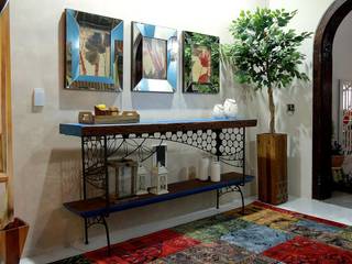 A7 Arquitetura | Design Коридор, прихожая и лестница в эклектичном стиле