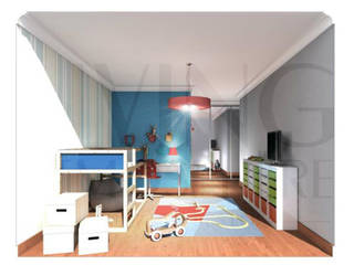 O quarto do João, Living Atmosphere Kids Living Atmosphere Kids غرفة الاطفال