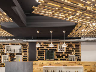 Restaurante "Um Cibo no Prato" - Braga, Inception Architects Studio Inception Architects Studio Powierzchnie handlowe