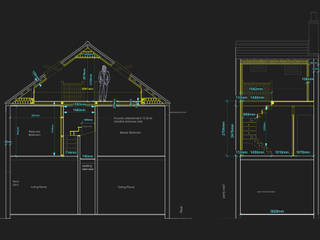 Loft Conversion Sequence, Victorian Terrace Walk-In, Golden Triangle, Norwich, Paul D'Amico Remodels Paul D'Amico Remodels Habitaciones de estilo ecléctico