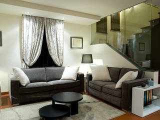 RESTYILING ABITAZIONE PRIVATA, LUCA TOMEI DESIGN & INTERIORS LUCA TOMEI DESIGN & INTERIORS Moderne Wohnzimmer
