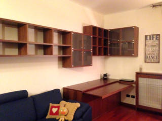 Progetto mobile soggiorno, Cozzi Arch. Mauro Cozzi Arch. Mauro Living roomTV stands & cabinets Wood