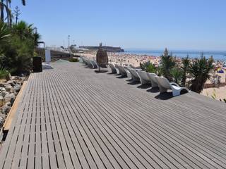 Windsurf Café . Carcavelos .Projecto de Ampliação, Pedro Ferro Alpalhão Arquitecto Pedro Ferro Alpalhão Arquitecto พื้นที่เชิงพาณิชย์