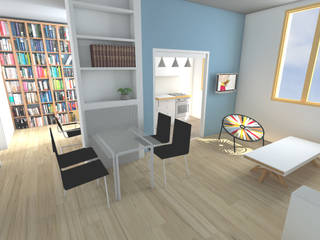 Quarto, Lab 110 Lab 110 Modern living room