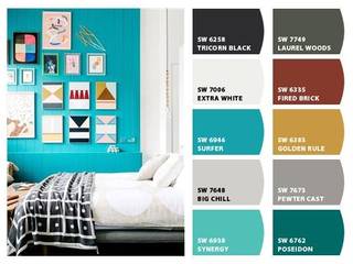 Ideas de colores, PINTURAS VF C.A. PINTURAS VF C.A. Paredes y pisos modernos