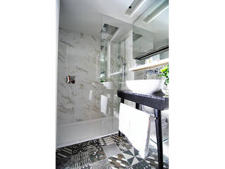 Sherlock Holmes Featuring Porcel-Thin Ferrara Marble Porcelain Tiles Classic hotels by Porcel-Thin Classic