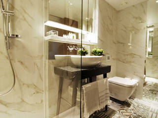 Sherlock Holmes Featuring Porcel-Thin Ferrara Marble Porcelain Tiles Classic hotels by Porcel-Thin Classic