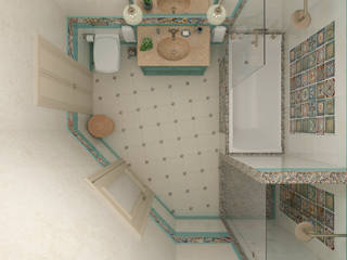 Ванная комната "Acquamarina" vol.2, Студия дизайна Дарьи Одарюк Студия дизайна Дарьи Одарюк Bedroom