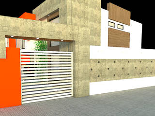 Vivienda Pareada, Arquitectura Marcel Rivero Arquitectura Marcel Rivero Modern houses Concrete