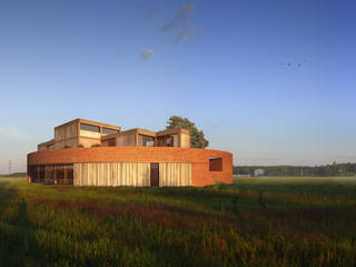 Усадьба_OSTROV, План_Б План_Б Modern houses