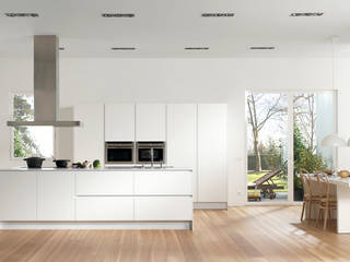 SERIE 45 Blanco Polar_Isla, VIVESPACIO VIVESPACIO Modern Kitchen