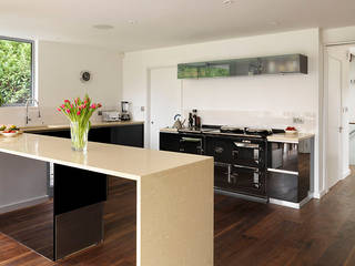 Black Glass Units, Kitchen Co-Ordnation Kitchen Co-Ordnation Cuisine moderne Verre