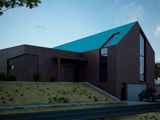 Проект дома в стиле лофт, Way-Project Architecture & Design Way-Project Architecture & Design Casas industriales