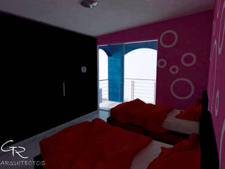 Remodelacion R-1, GT-R Arquitectos GT-R Arquitectos Modern style bedroom
