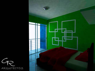 Remodelacion R-1, GT-R Arquitectos GT-R Arquitectos Moderne Schlafzimmer