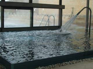 Glass in saunas and leisure areas , Ion Glass Ion Glass مساحات تجارية زجاج