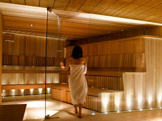 Glass in saunas and leisure areas , Ion Glass Ion Glass Espacios comerciales Vidrio