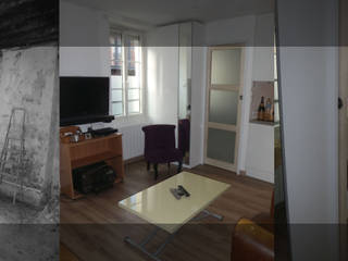 Refonte complète d'un studio (Boulogne-billancourt 92100), Origin Interior Design Origin Interior Design