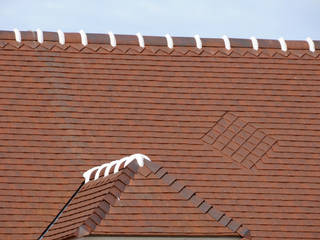 Ton Schindeln, Rimini Baustoffe GmbH Rimini Baustoffe GmbH 地中海風 家