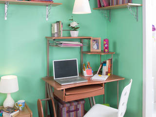 Recámara teen , Idea Interior Idea Interior Modern study/office Chipboard Desks