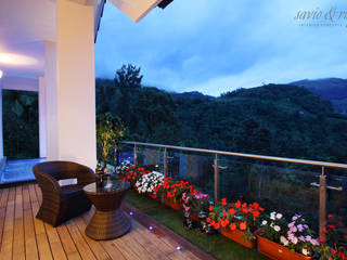 Outdoor Deck Savio and Rupa Interior Concepts Modern garden Plant,Cloud,Sky,Flower,Furniture,Flowerpot,Blue,Building,Chair,Azure