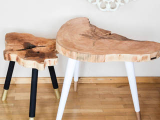 Coffee Table MICKY GOLD / Stolik kawowy MICKY GOLD, D2 Studio D2 Studio غرفة المعيشة خشب Wood effect