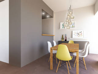 Apartamento Trendy, Youdekor Youdekor Eclectic style dining room Wood Wood effect
