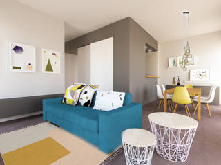 Apartamento Trendy, Youdekor Youdekor Scandinavian style living room