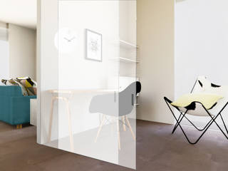 Despacho Trendy, Youdekor Youdekor Scandinavian style study/office Wood Wood effect