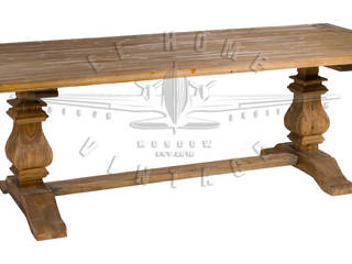 Столы (Винтаж), LeHome Interiors LeHome Interiors Столовая комната в стиле лофт Дерево Эффект древесины