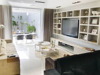 Residência SSC, A/ZERO Arquitetura A/ZERO Arquitetura Modern living room