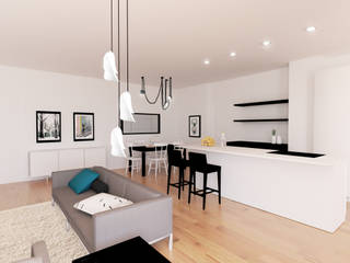Apartamento Moderno, Youdekor Youdekor Minimalist living room