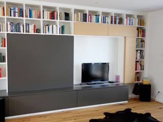 Wohnwand, creativ-moebelwerkstaetten.de creativ-moebelwerkstaetten.de Modern living room TV stands & cabinets