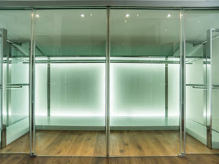 Ático Duplex, Reforma integral, Molina Decoración Molina Decoración Moderne Ankleidezimmer Glas