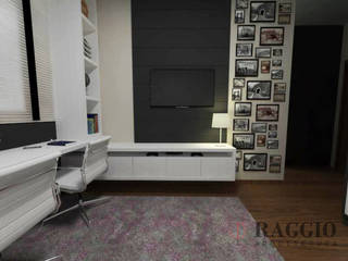 QUARTO MULTIUSO, RAGGIO ARQUITETURA RAGGIO ARQUITETURA ห้องนอน