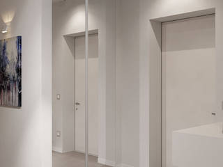 "Light, wood, simplicity", mlynchyk interiors mlynchyk interiors Minimalist corridor, hallway & stairs