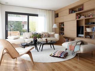 Schöner Wohnen Haus, Burkhard Heß Interiordesign Burkhard Heß Interiordesign Modern Living Room Wood