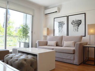 DEPARTAMENTO PALERMO, Estudio Nicolas Pierry Estudio Nicolas Pierry Minimalist living room