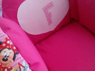 Puff pequeno personalizado Textilpuff Quarto de criançasAcessórios e Decoração Têxtil Rosa