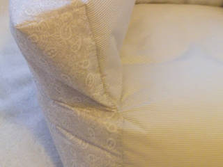 Puff pequeno personalizado Textilpuff Quarto de criançasAcessórios e Decoração Têxtil Cinzento