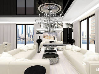 LOOK #69 | Apartament﻿, ARTDESIGN architektura wnętrz ARTDESIGN architektura wnętrz Eclectic style living room