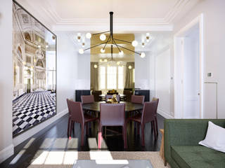 Seaford Court, Recent Spaces Recent Spaces Modern dining room Wood Wood effect