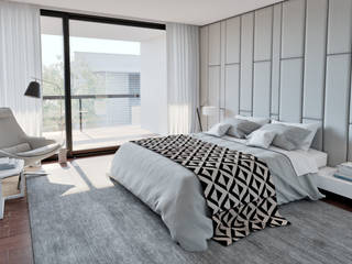 Moradia - Viana do Castelo , Portugal, MyWay design MyWay design Спальня в стиле модерн