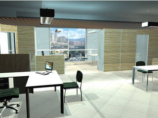 Progettazione interni per uffici, Architetto Termografo Denise Vola Architetto Termografo Denise Vola Commercial spaces