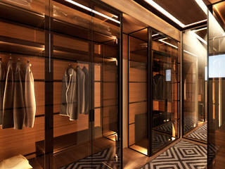 Rendering 3D: residenze in Africa, NLDigital NLDigital Dressing room