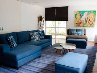 MEM EXPRESS - Sala de TV., MEM Arquitetura MEM Arquitetura Modern living room