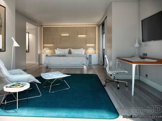 Hotel Rooms, mm-3d mm-3d Commercial spaces