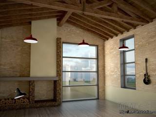 Rustic Loft, mm-3d mm-3d Commercial spaces